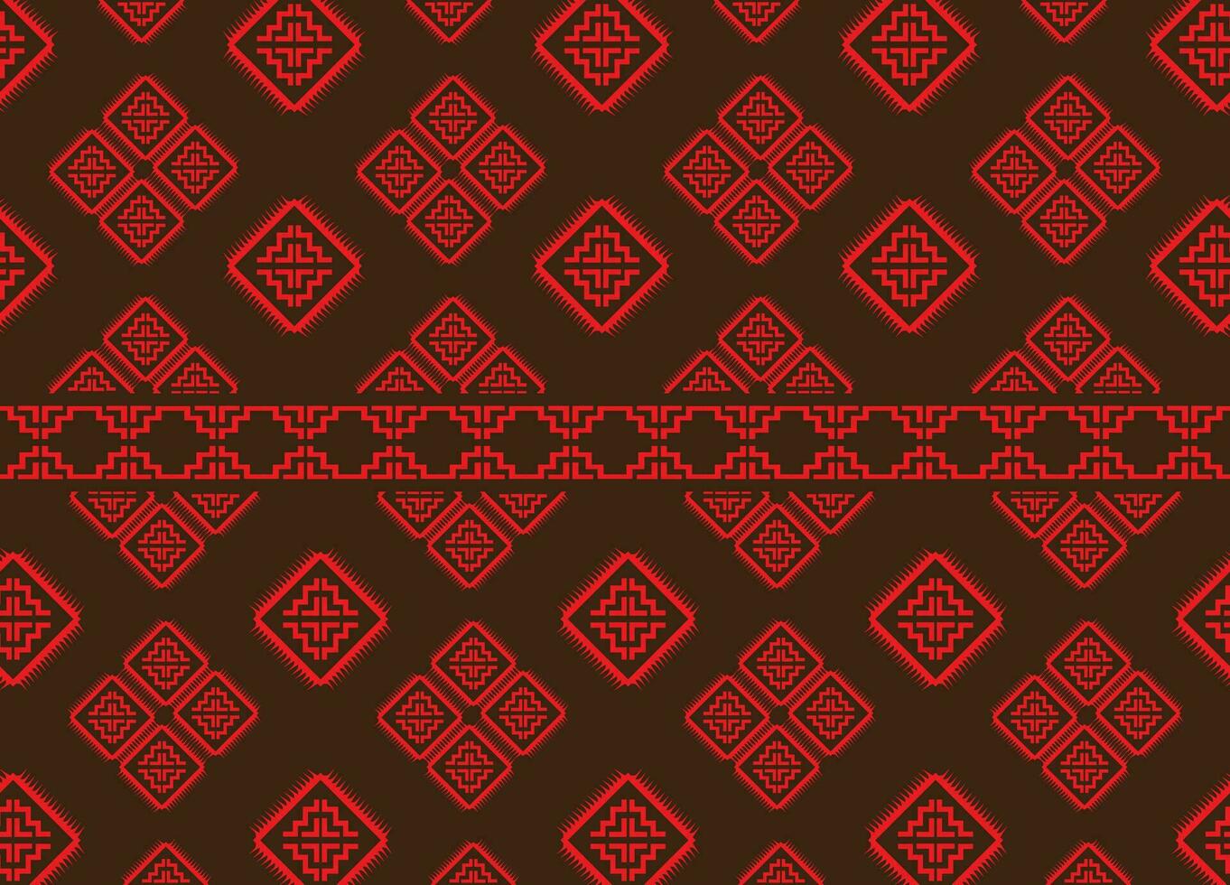 ethnique tribal en tissu textile traditionnel sans couture modèle abstrait géométrique Contexte vecteur