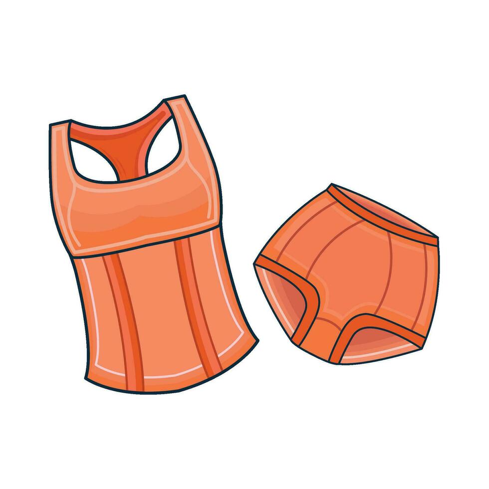 illustration de sous-vêtements vecteur