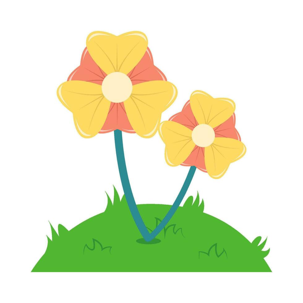 illustration de plante fleur vecteur