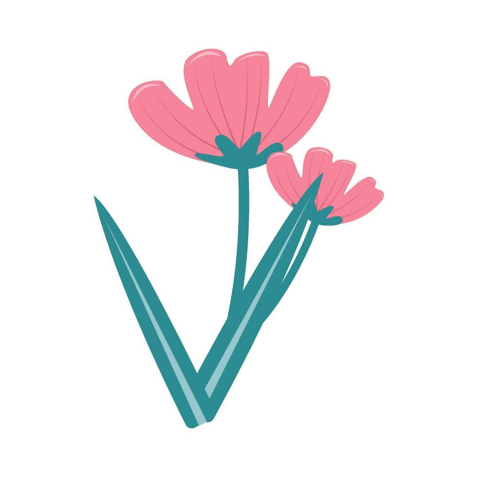 illustration de plante fleur vecteur