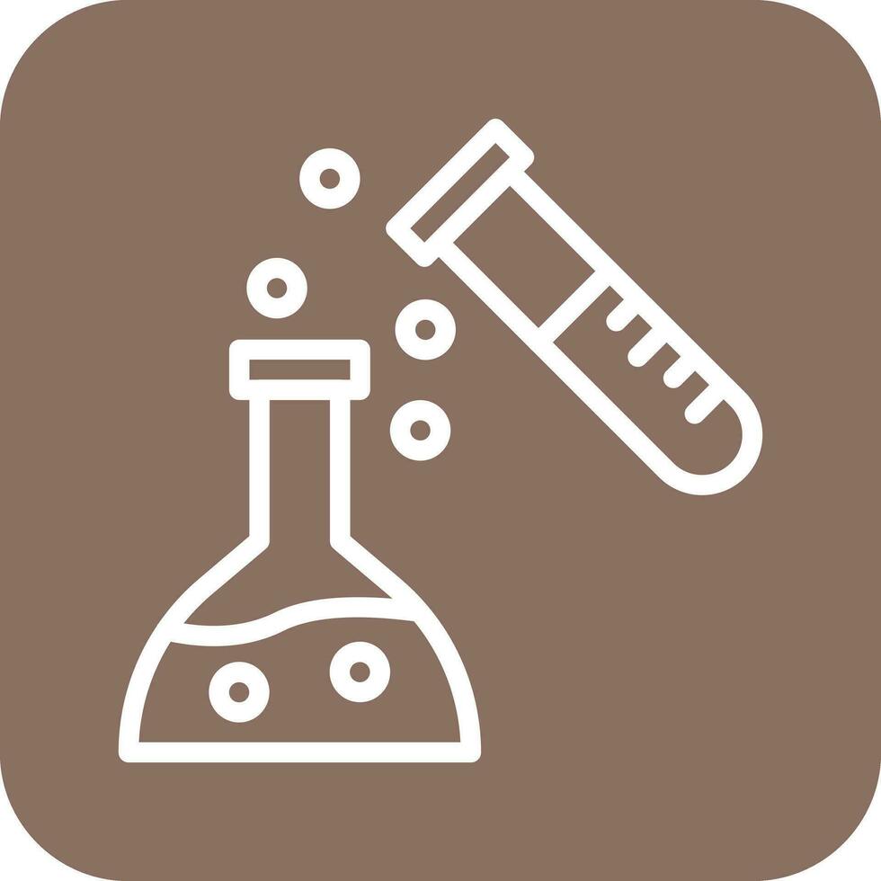 chimique expérience vecteur icône