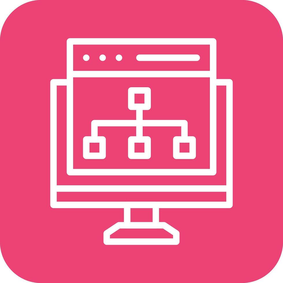 site Internet structure vecteur icône