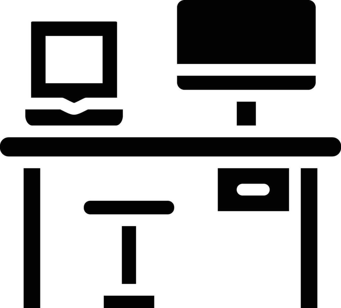 icône de vecteur de lieu de travail