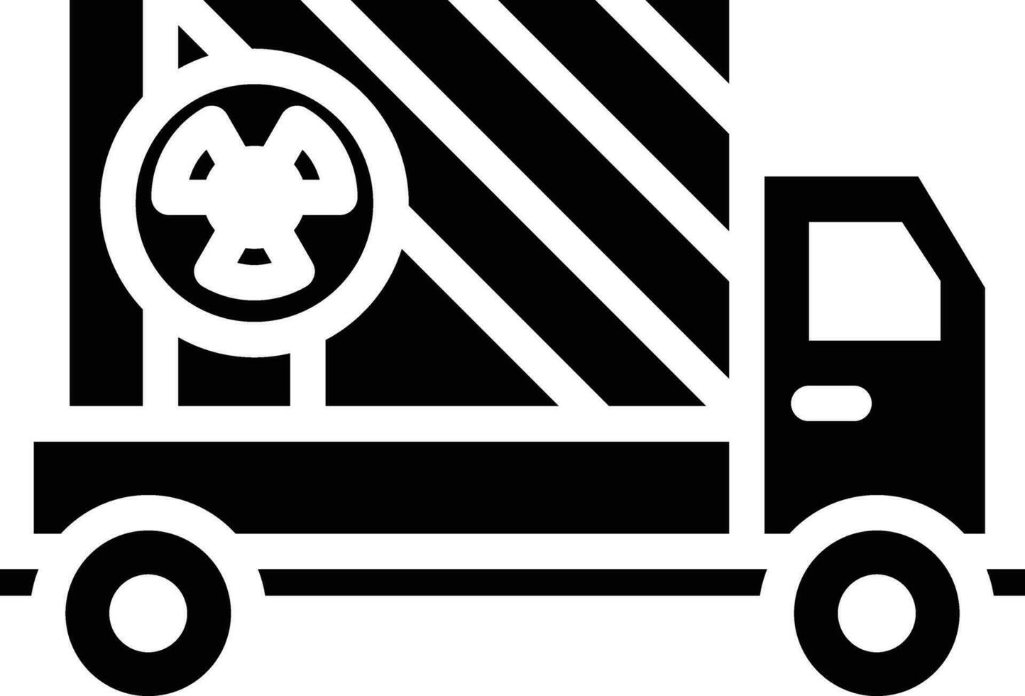 icône de vecteur de camion neclear
