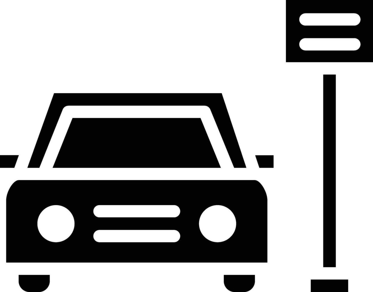 icône de vecteur de zone de stationnement