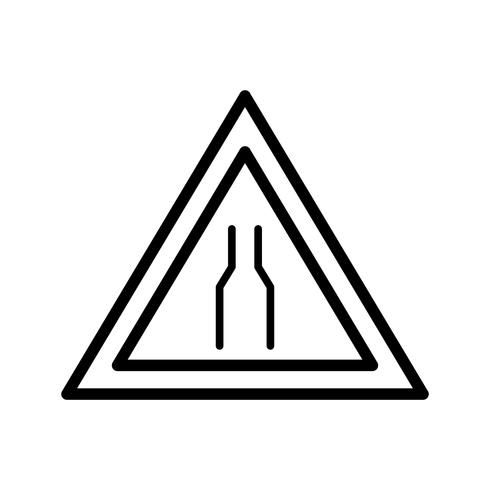 Icône étroite de vecteur carrousway