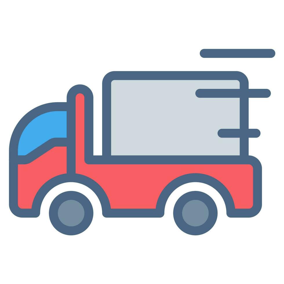 camion, livraison icône ou logo illustration style. Icônes commerce électronique. vecteur
