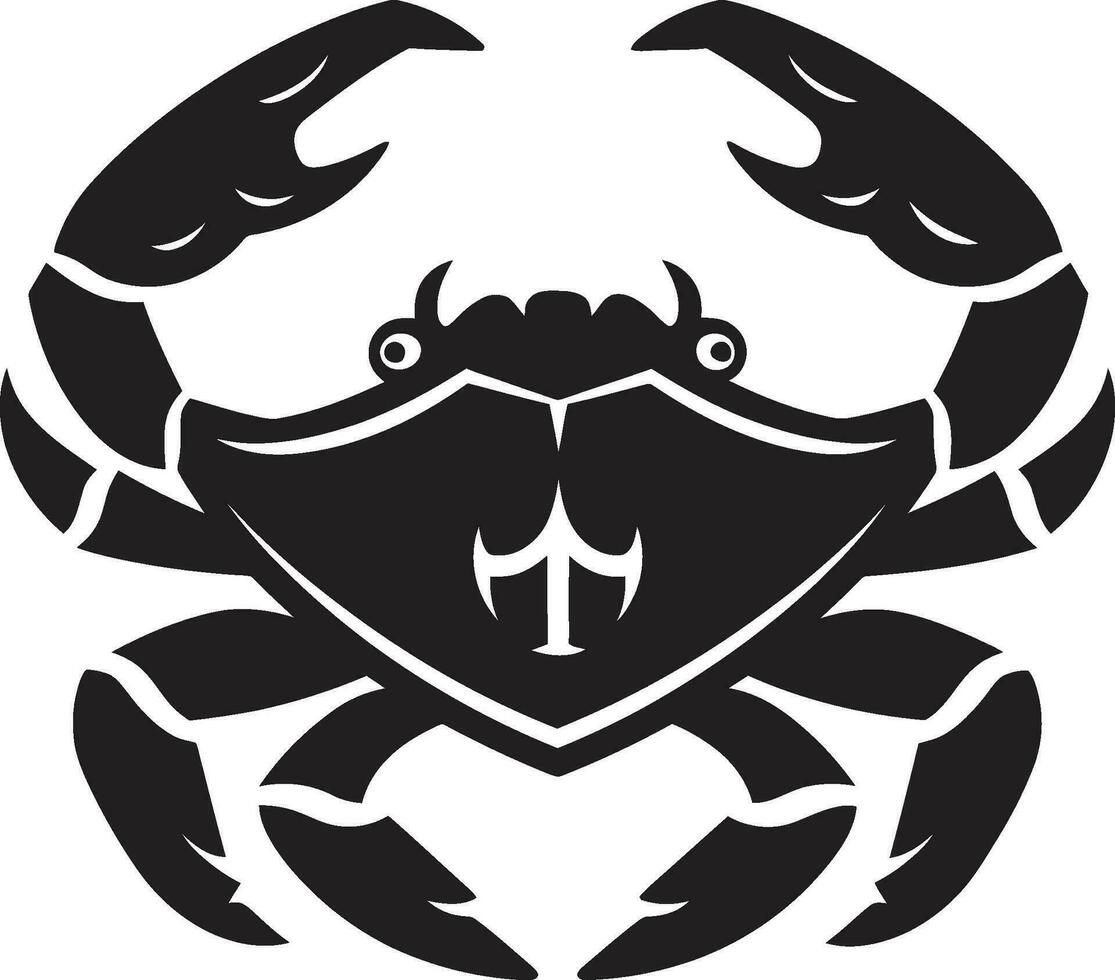 océanique suzerain vecteur Crabe conception littoral vigoureux vecteur Crabe icône