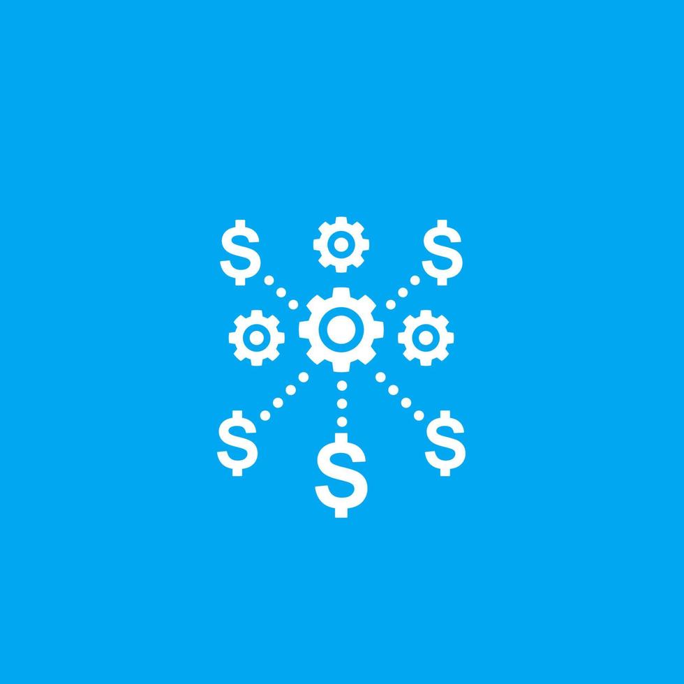 icône de vecteur d'opérations financières, pictogramme