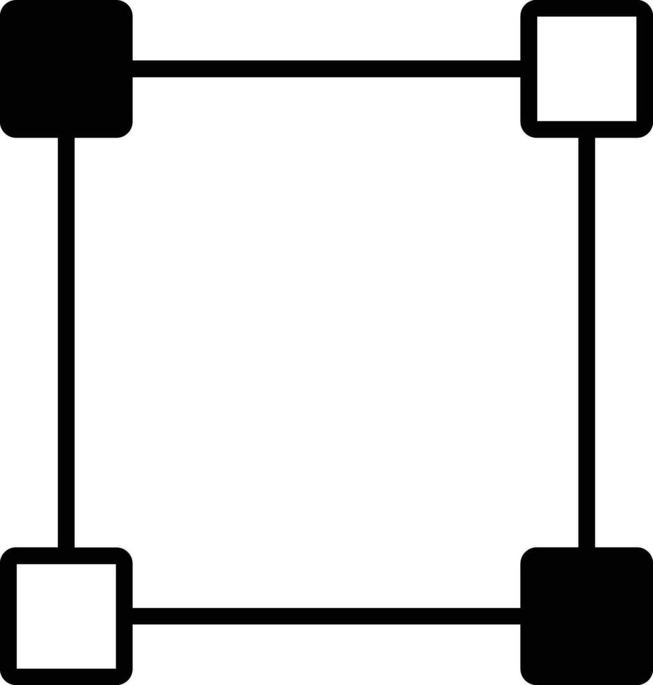 itool solide glyphe vecteur illustration