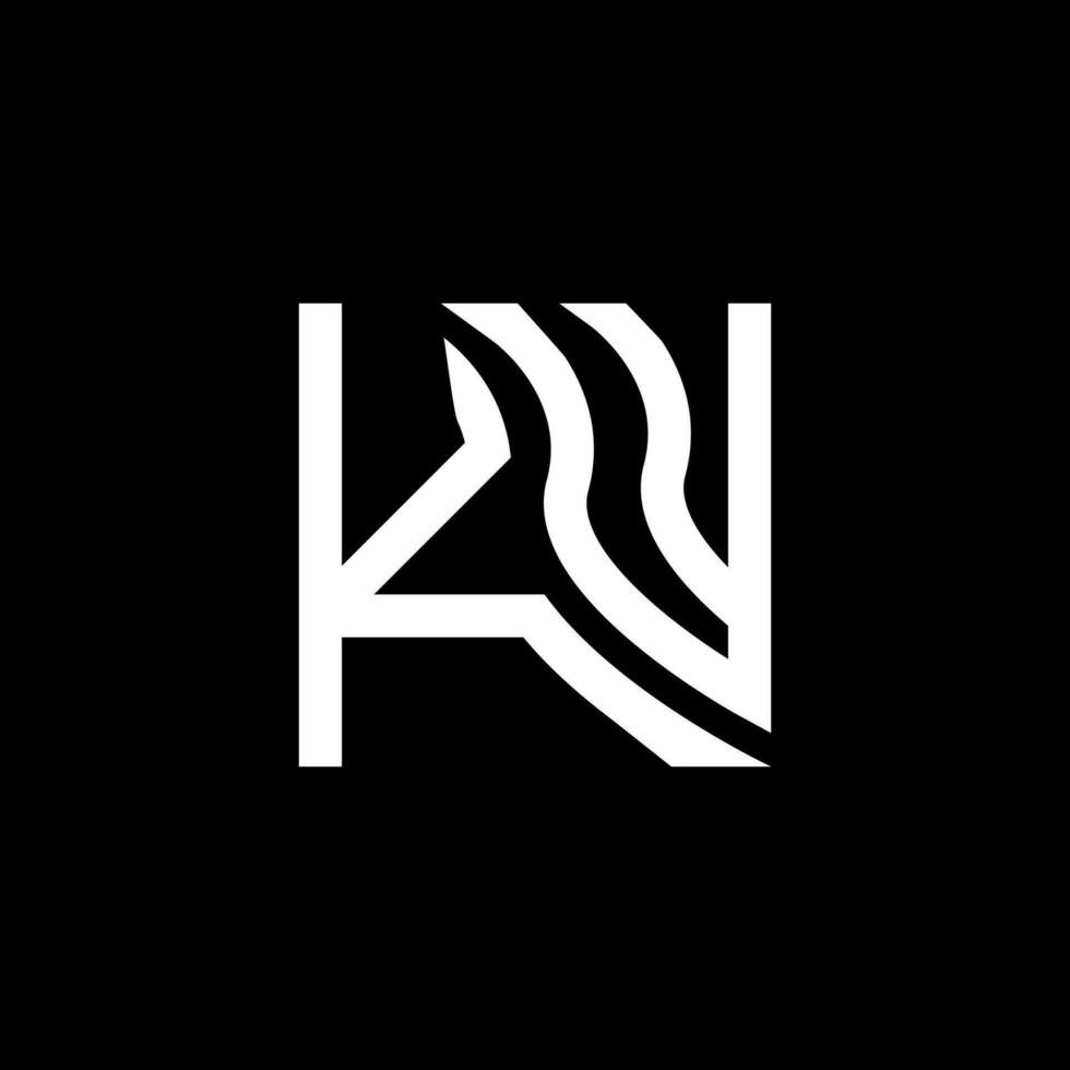kw lettre logo vecteur conception, kw Facile et moderne logo. kw luxueux alphabet conception
