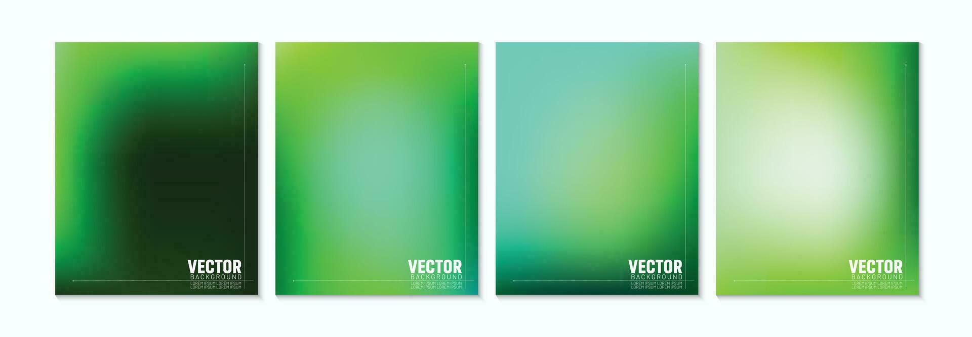 abstrait vert pente Couleur Contexte avec Vide lisse et flou multicolore style vecteur