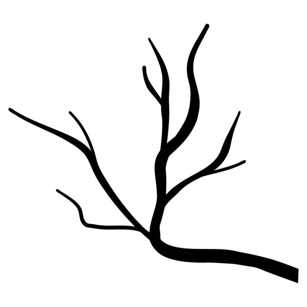 branche icône vecteur. arbre illustration signe. bois de chauffage symbole ou logo. vecteur