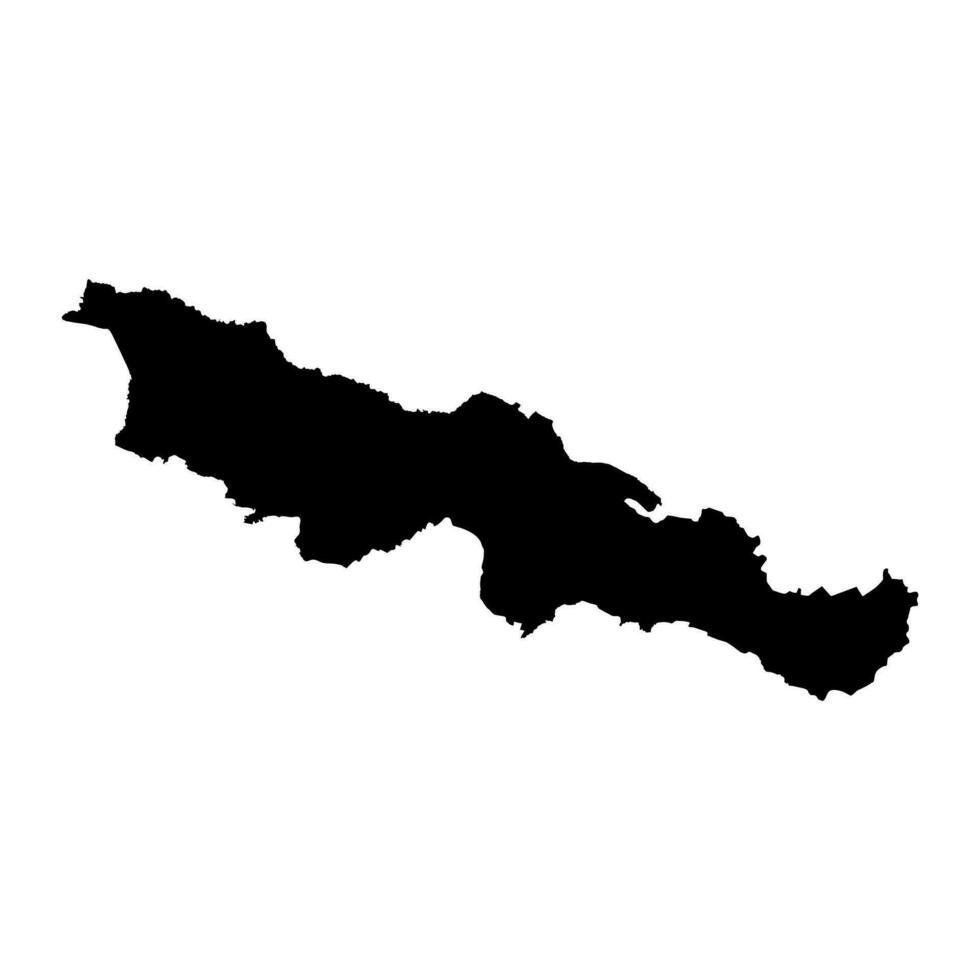 madhesh Province carte, administratif division de Népal. vecteur illustration.