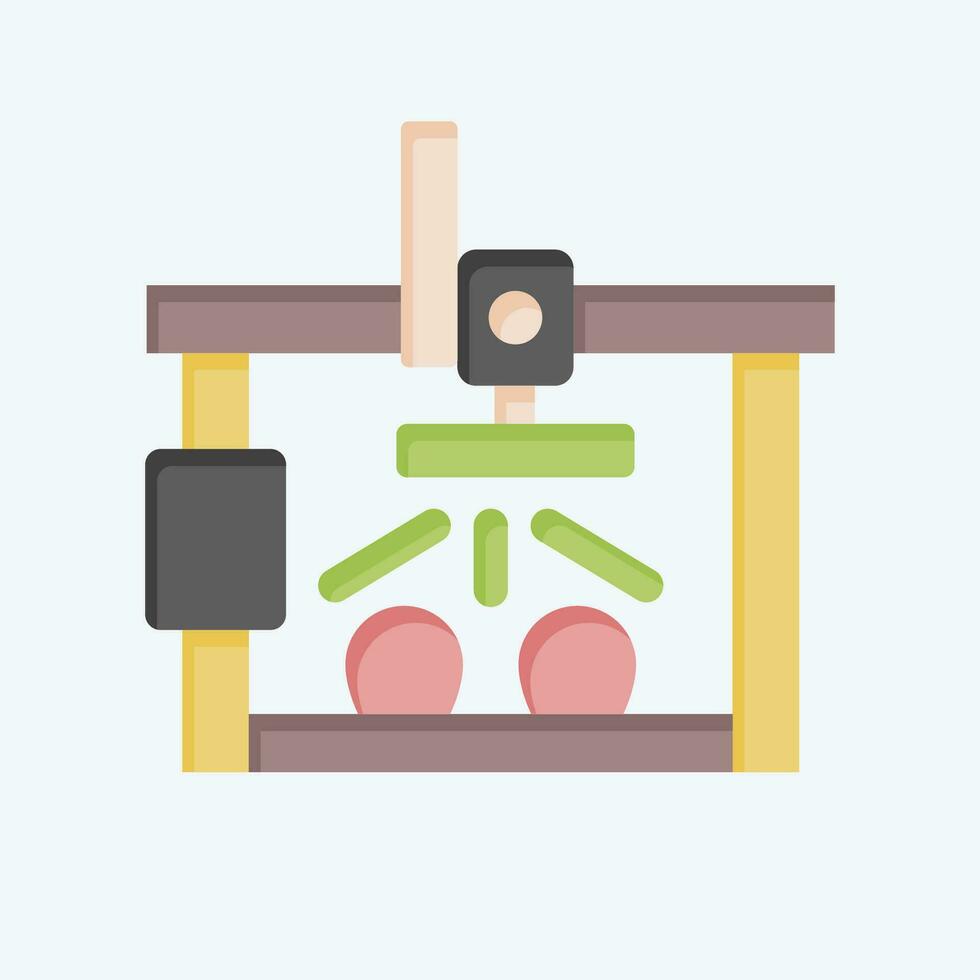 icône robot de ferme. en relation à intelligent Accueil symbole. plat style. Facile conception modifiable. Facile illustration vecteur