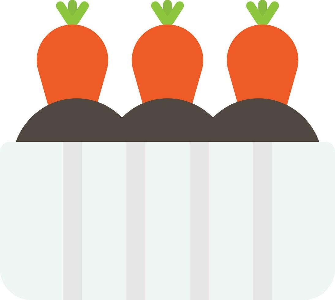 carottes agriculture plante vecteur