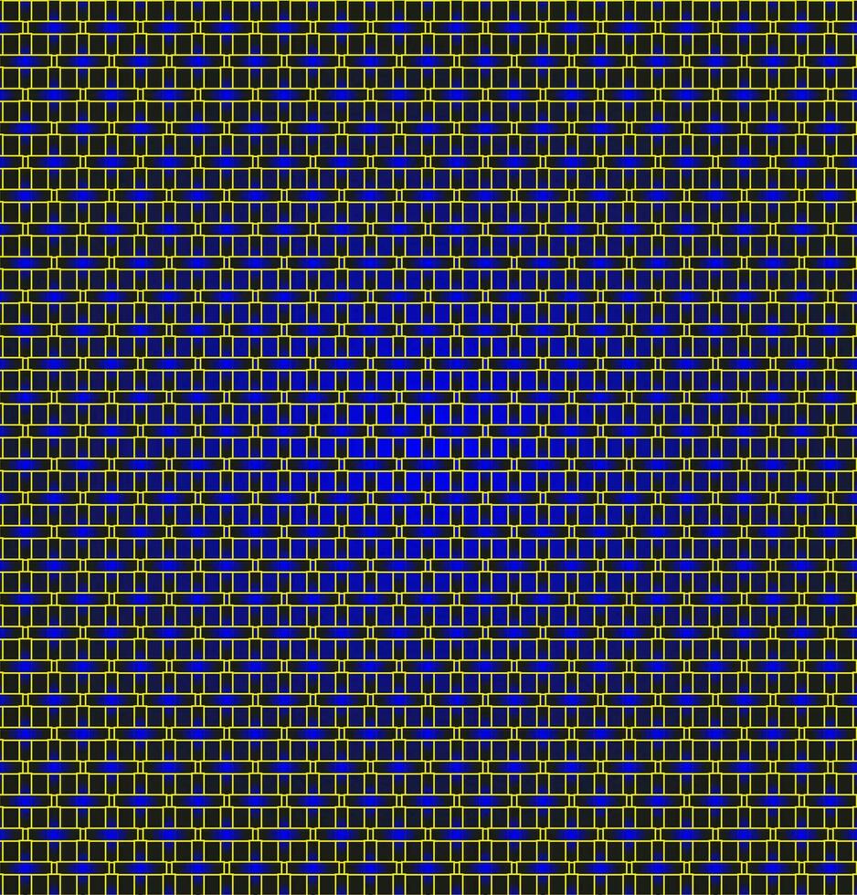 vecteur abstrait géométrique modèle dans le forme de une mince or treillis sur une bleu Contexte