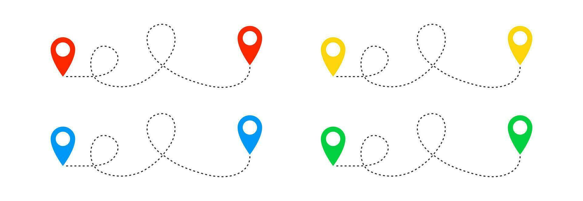 géo emplacement icône. carte épingle symbole. direction route Contexte. endroit marqueur. la navigation position. destination adresse. GPS étiqueter. plat couleur. vecteur signe.