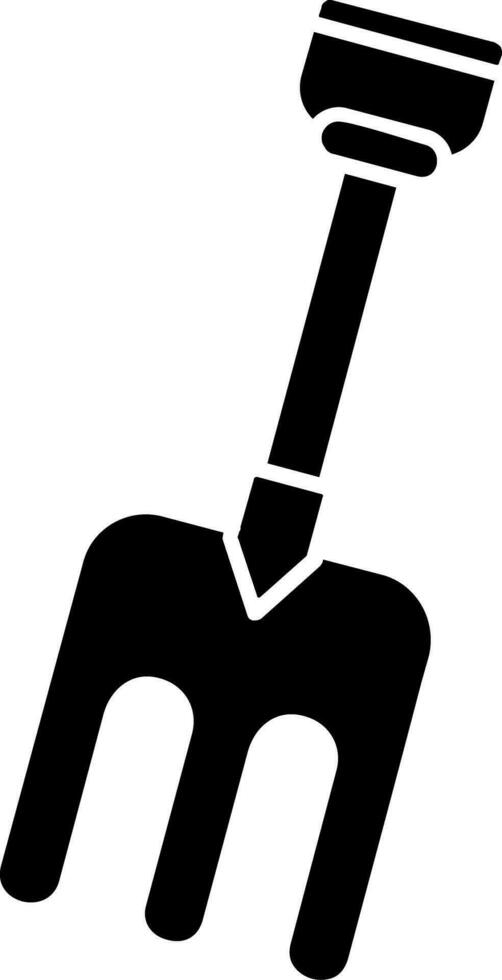 icône de glyphe de fourche vecteur