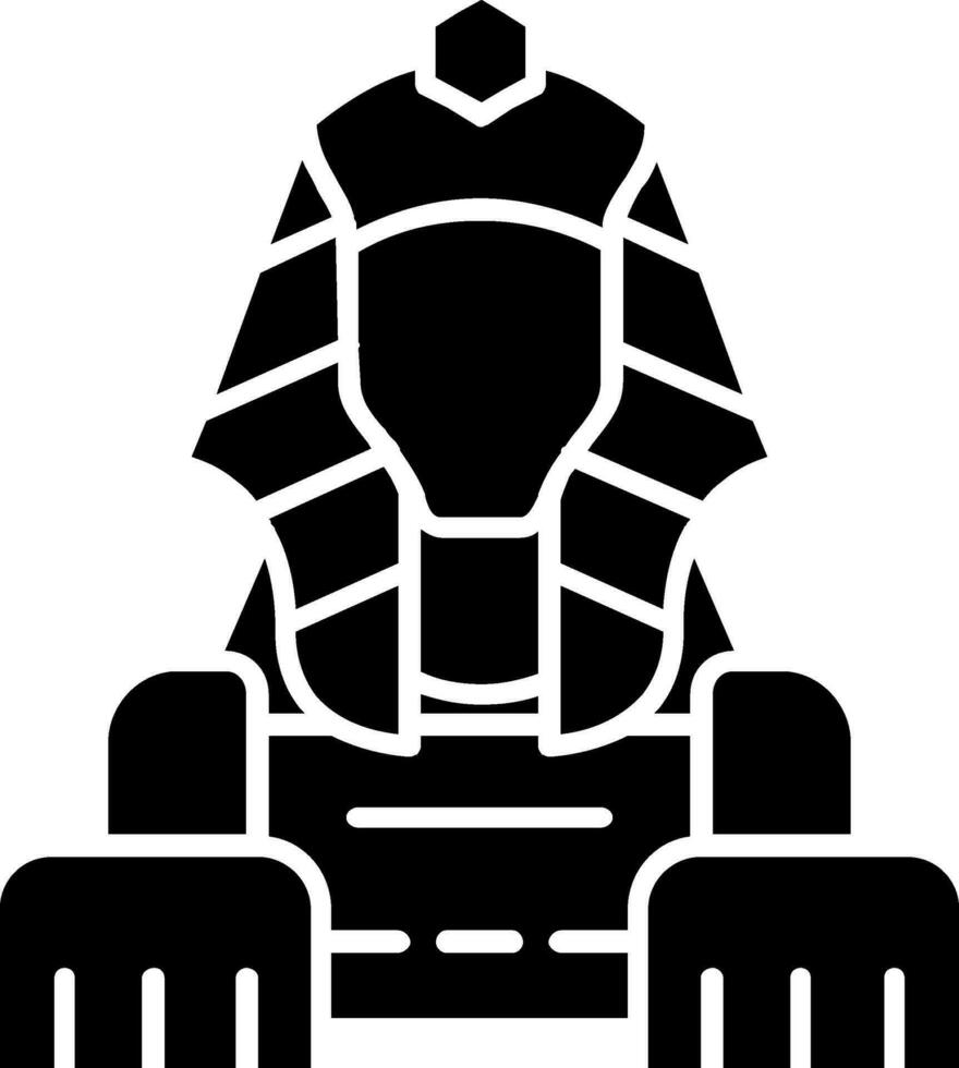 sphinx glyphe icône vecteur