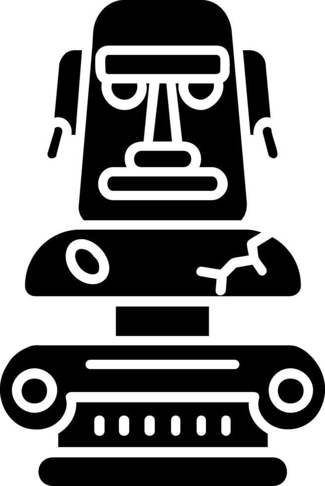 icône de glyphe de sculpture vecteur