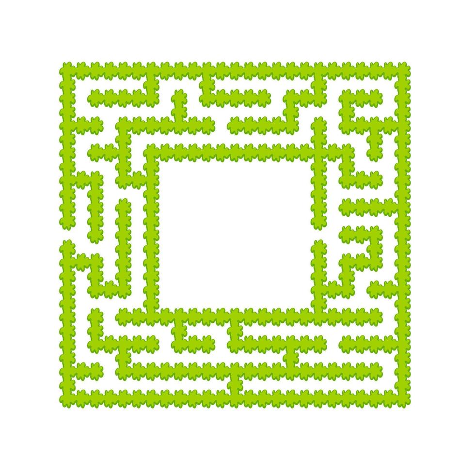 labyrinthe abstrait. jeu pour les enfants. casse-tête pour les enfants. énigme du labyrinthe. trouver le bon chemin. illustration vectorielle de couleur. vecteur