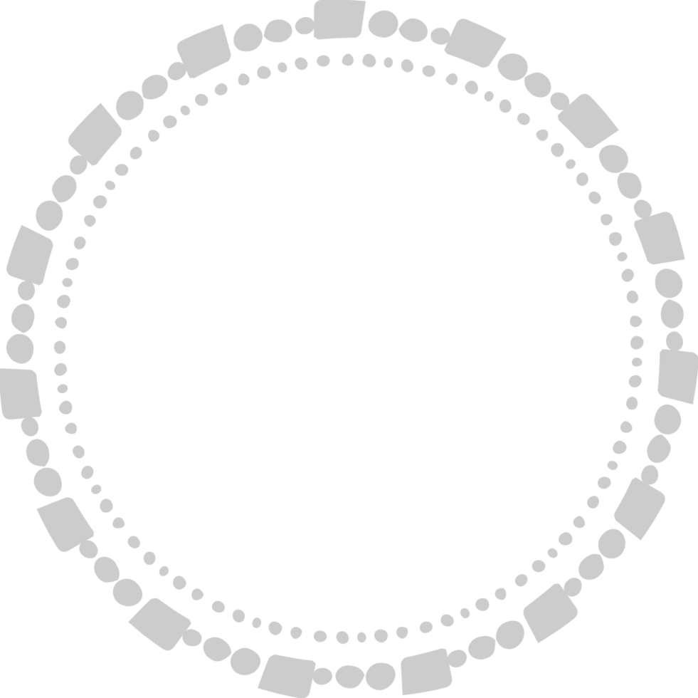 cercle de cadre de décoration vecteur