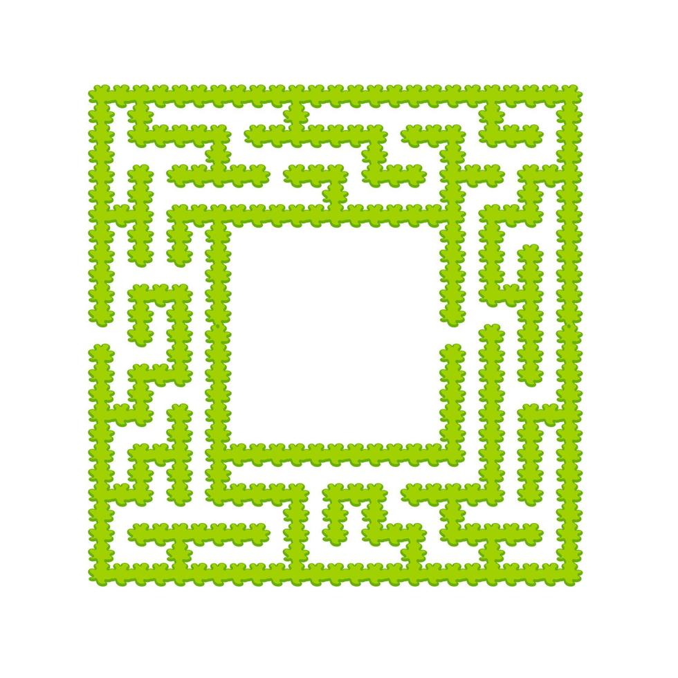 labyrinthe abstrait. jeu pour les enfants. casse-tête pour les enfants. énigme du labyrinthe. trouver le bon chemin. illustration vectorielle de couleur. vecteur