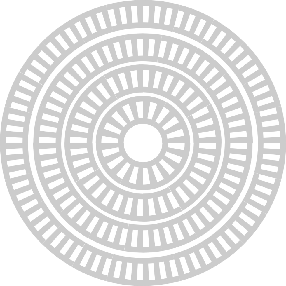 cercle de décoration abstrait vecteur