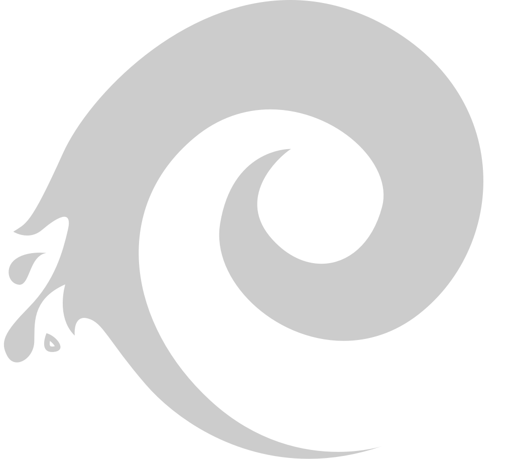 logo de l'eau en spirale vecteur