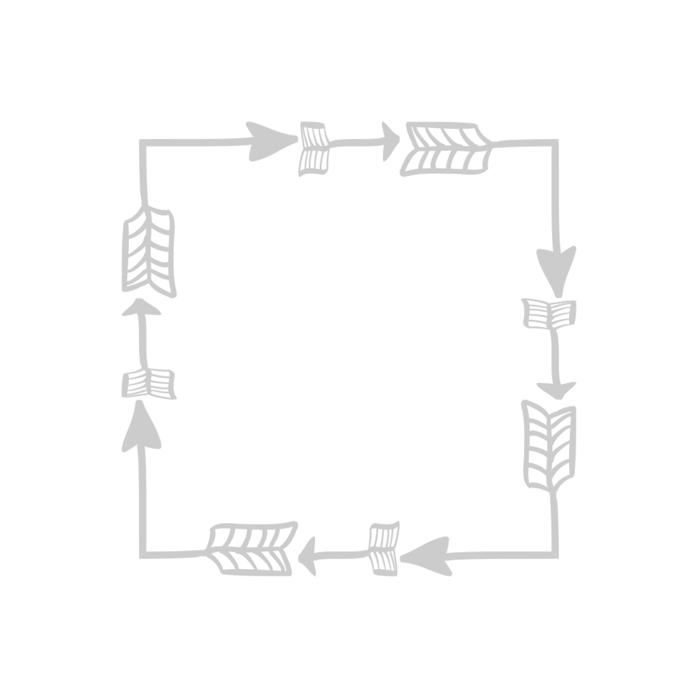 cadre de flèche vecteur