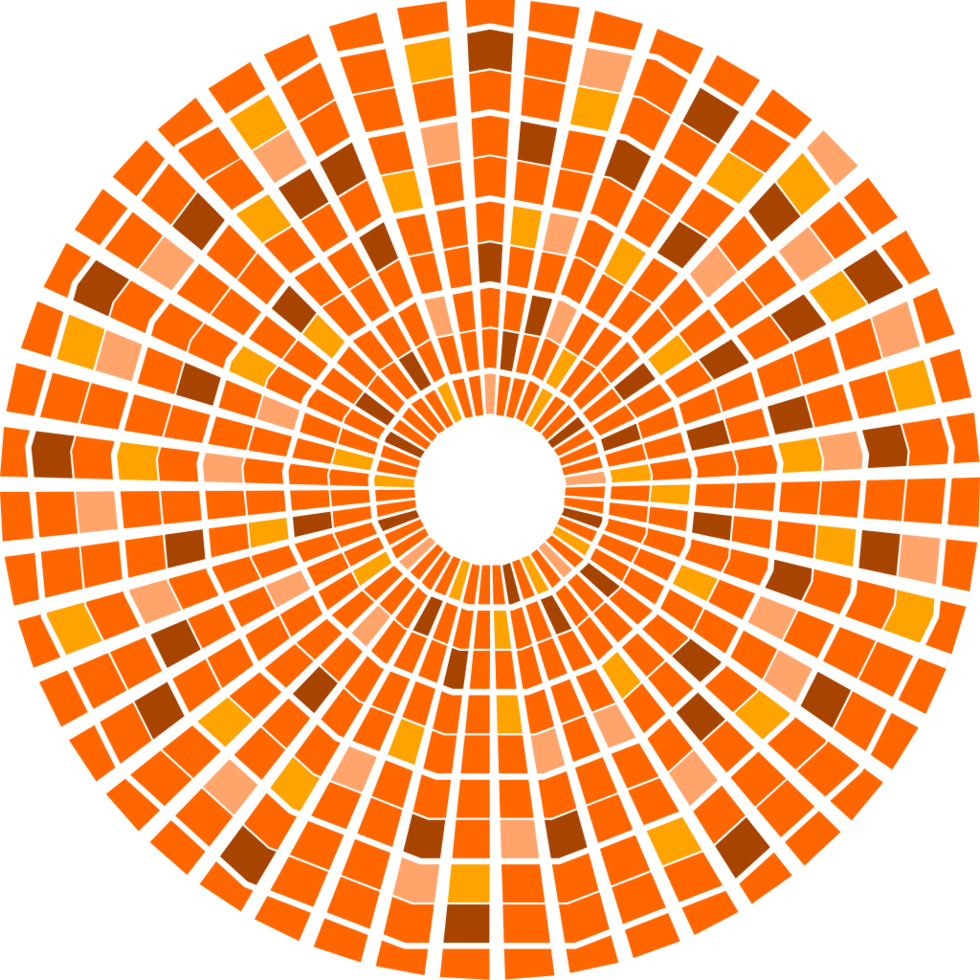 cercle mozaïk vecteur