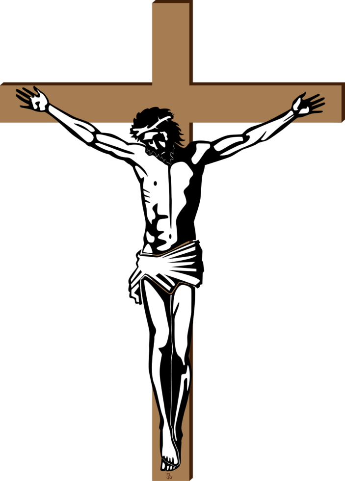 La croix de Jésus vecteur