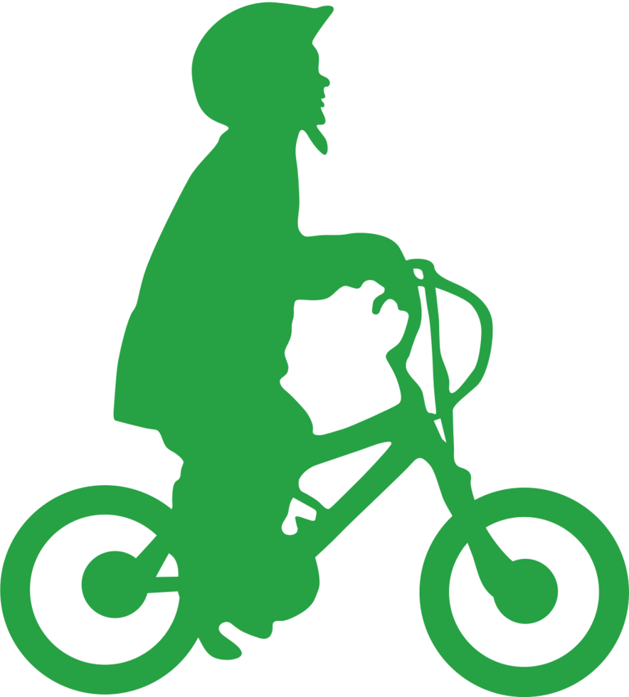 enfant vélo vecteur