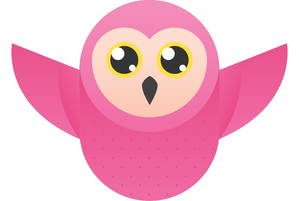 emoji hibou mouche vecteur