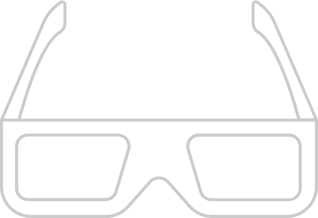 lunettes 3D vecteur