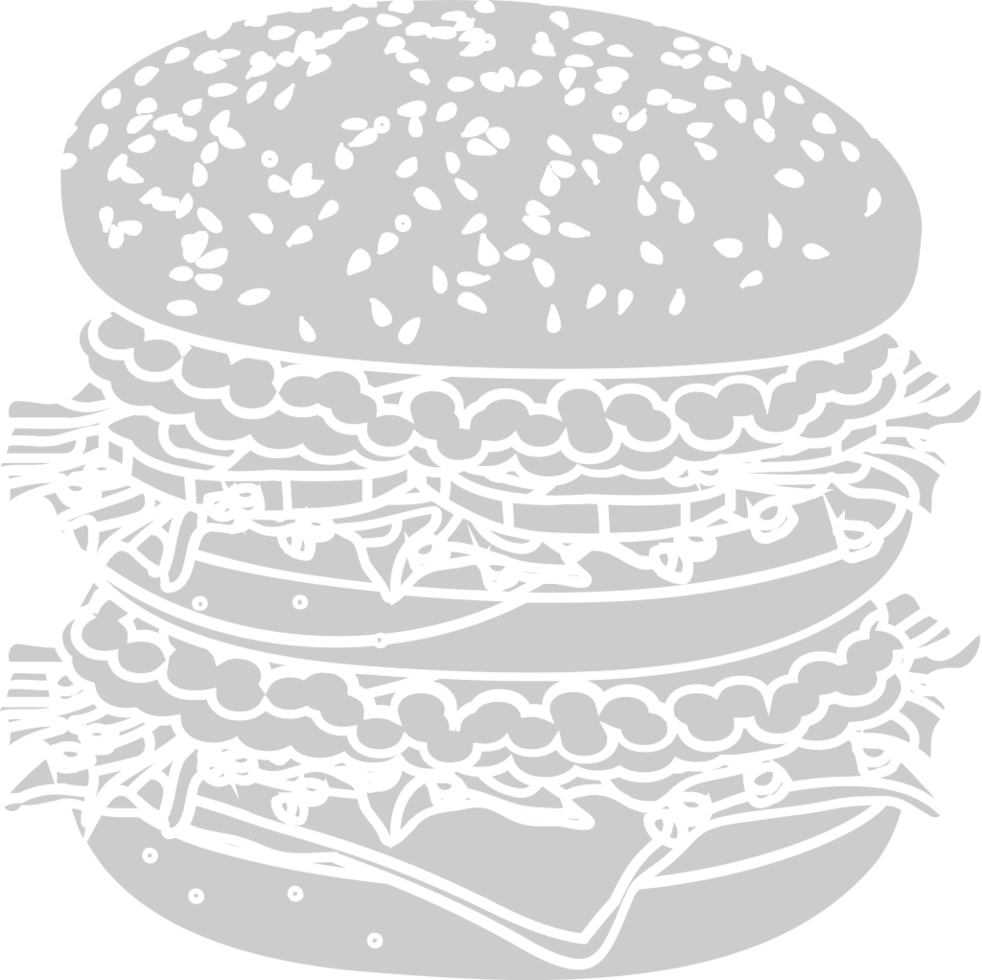 Burger vecteur