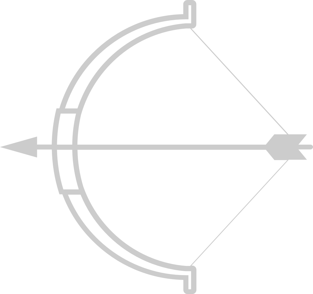 arc et des flèches vecteur