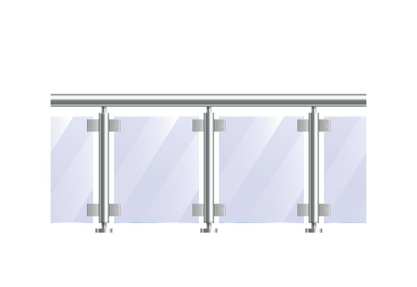 composition de clôture de balcon moderne vecteur