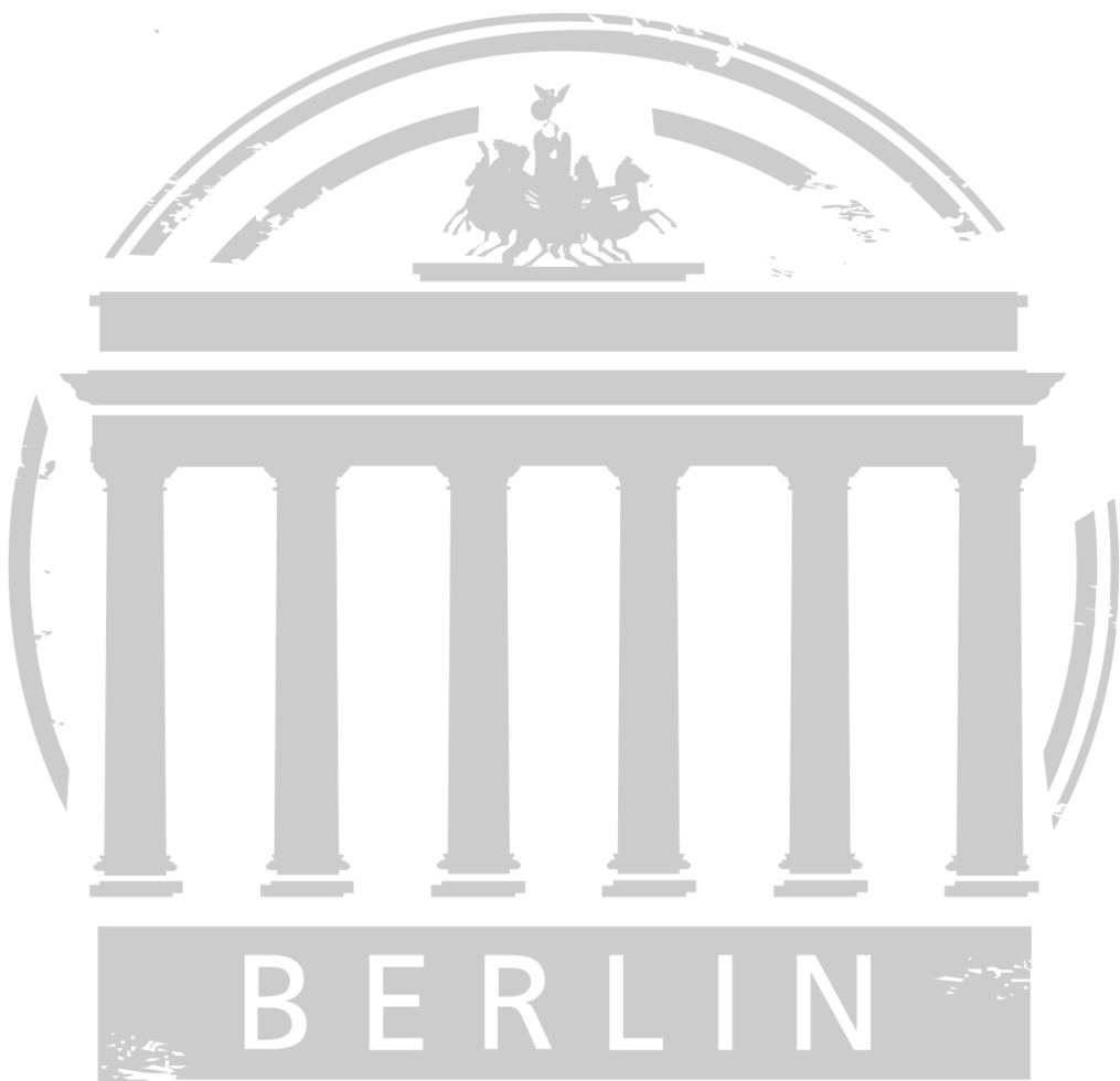 timbre Voyage Berlin vecteur