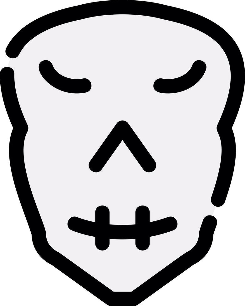 conception d'icône créative crâne vecteur