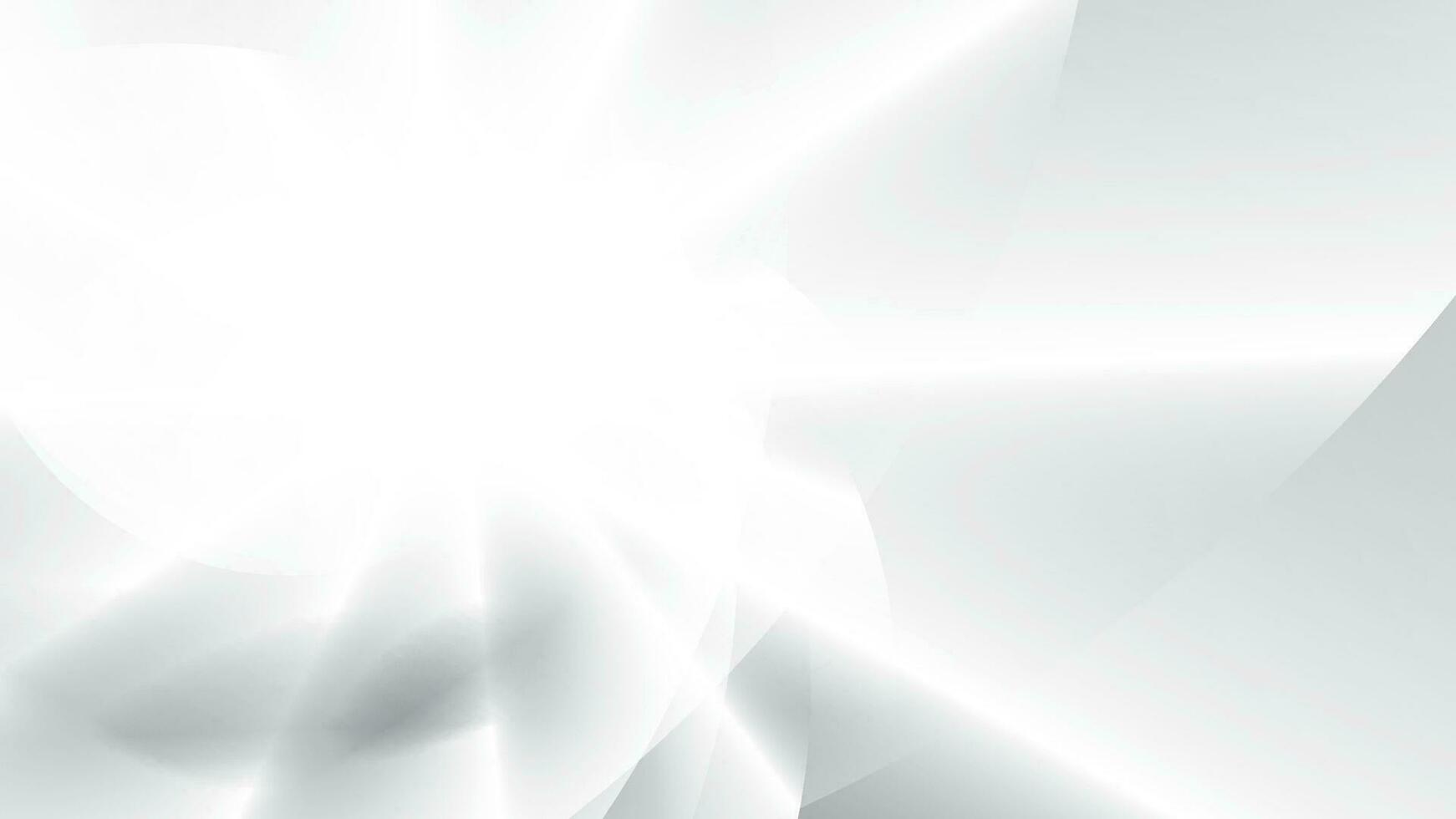 abstrait blanc et gris Couleur Contexte avec géométrique rond courbe. vecteur illustration.
