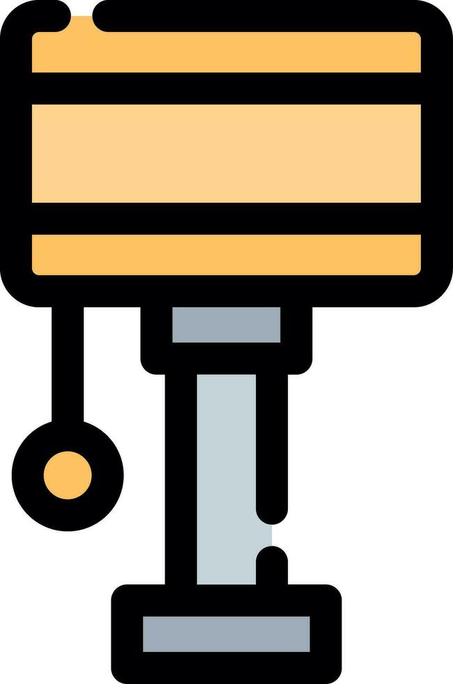 conception d'icône créative lampe de bureau vecteur
