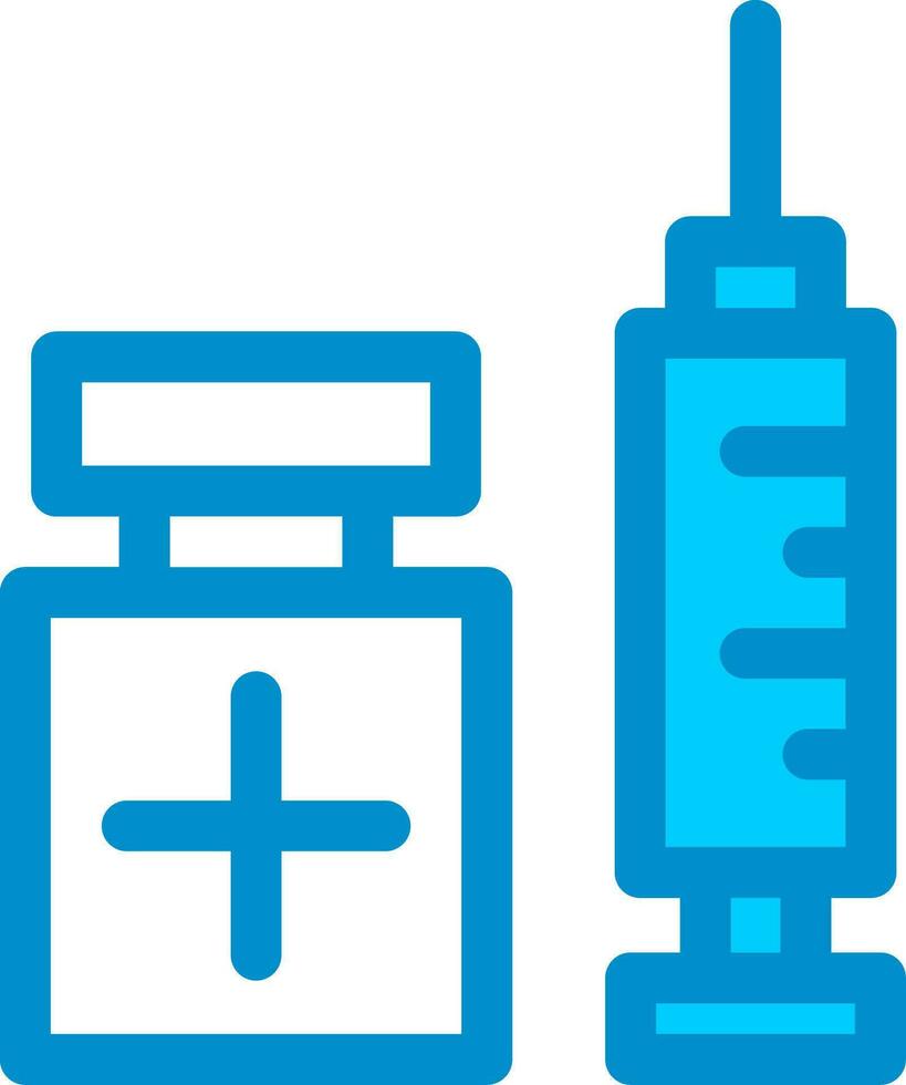 conception d'icône créative de vaccination vecteur