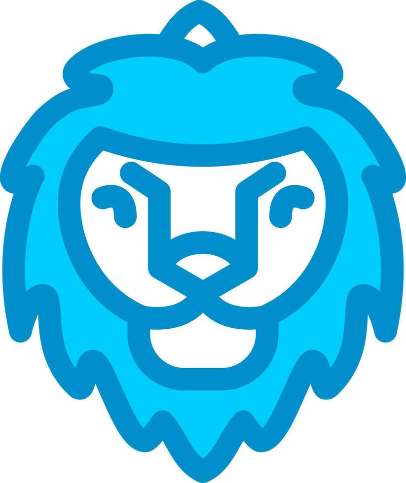 conception d'icône créative lion vecteur