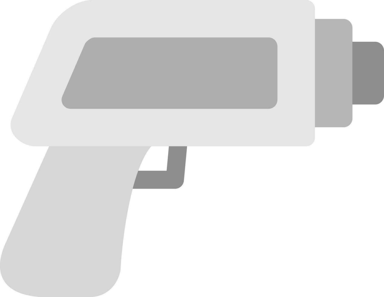 conception d'icône créative pistolet thermomètre vecteur