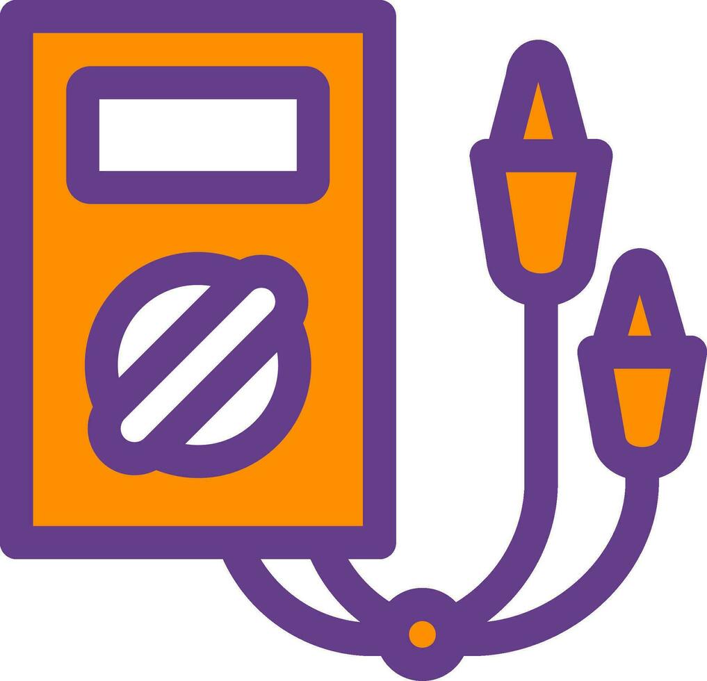 conception d'icône créative testeur électrique vecteur