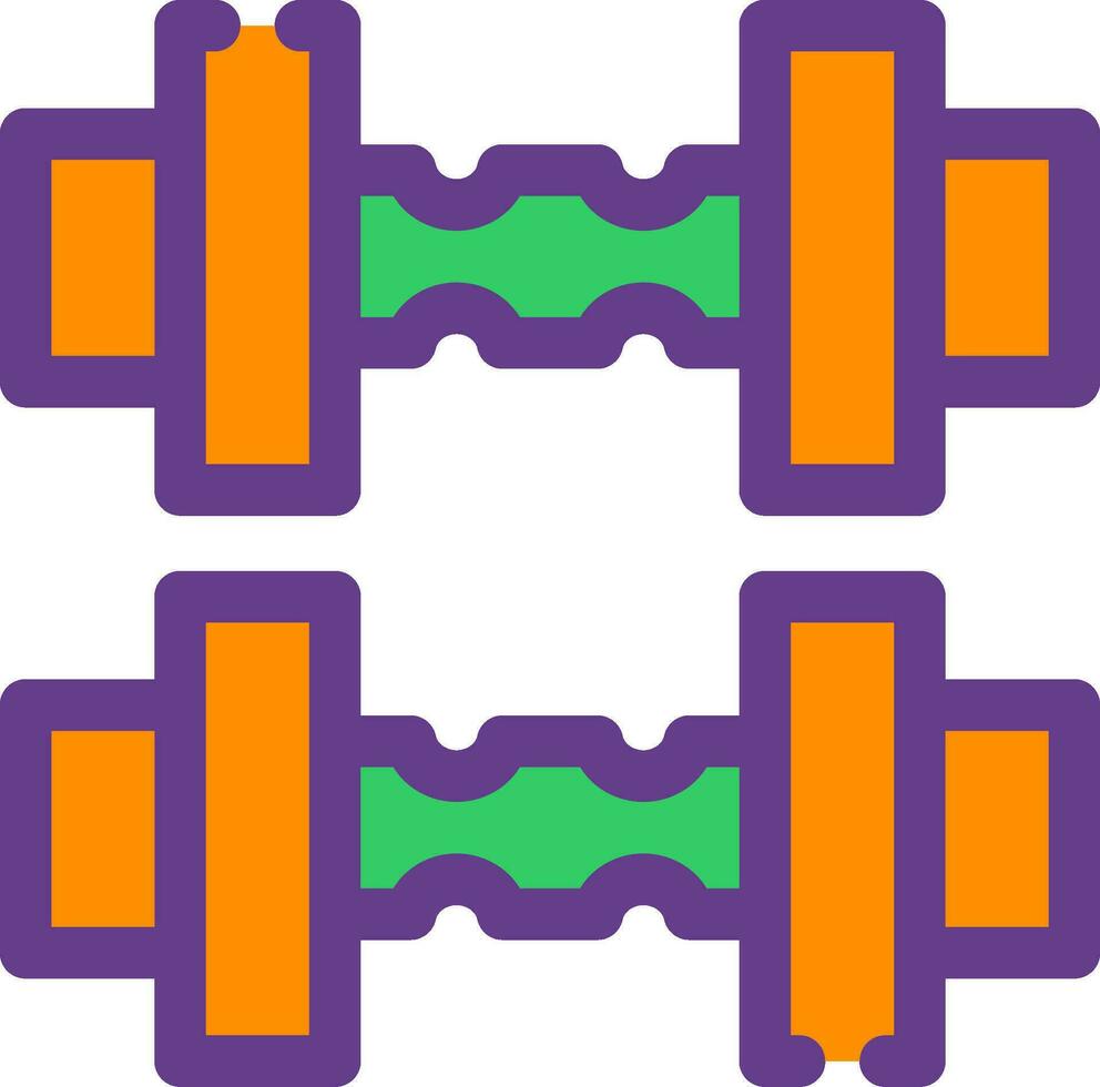 conception d'icône créative de poids vecteur