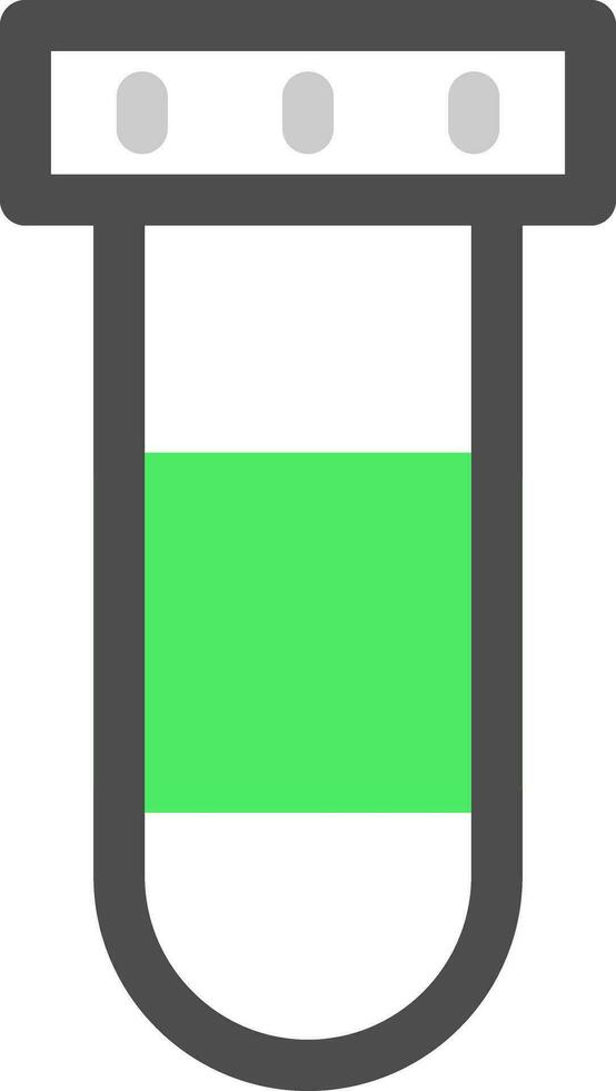 conception d'icône créative de tube à essai vecteur