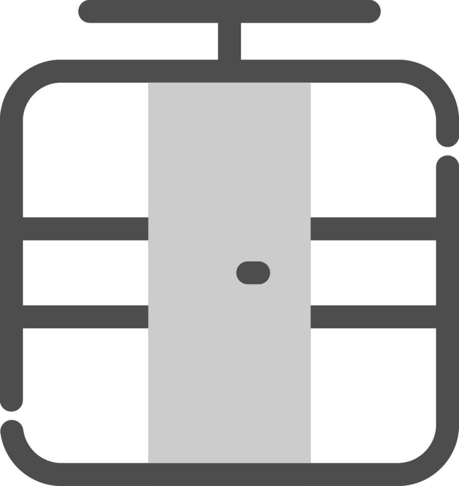 conception d'icône créative de téléphérique vecteur